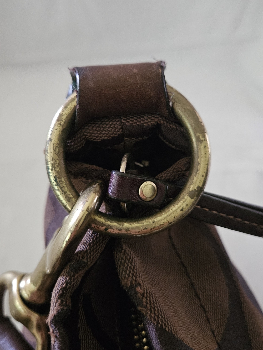 Coach Carly Signature Hobo Bag - Picture 11 of 16